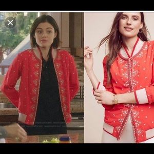 Anthropologie Conditions Apply Embroidered Bonber
